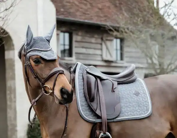 Kentucky Horsewear fly veil Wellington Velvet
