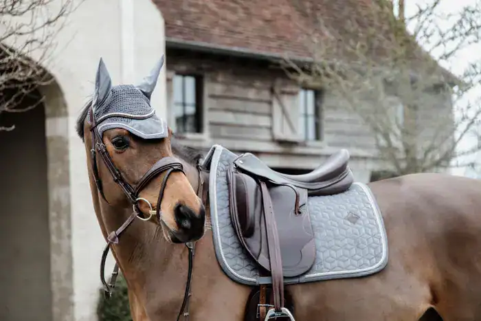 Kentucky Horsewear fly veil Wellington Velvet