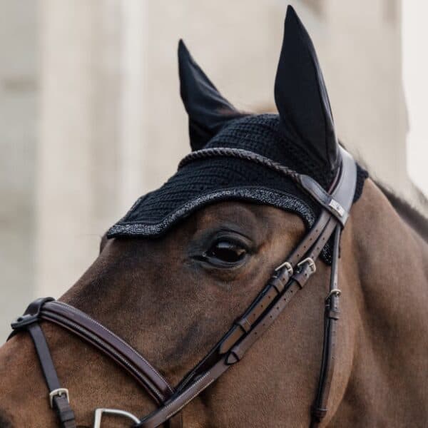 Kentucky Horsewear ear net Wellington Glitter Stone